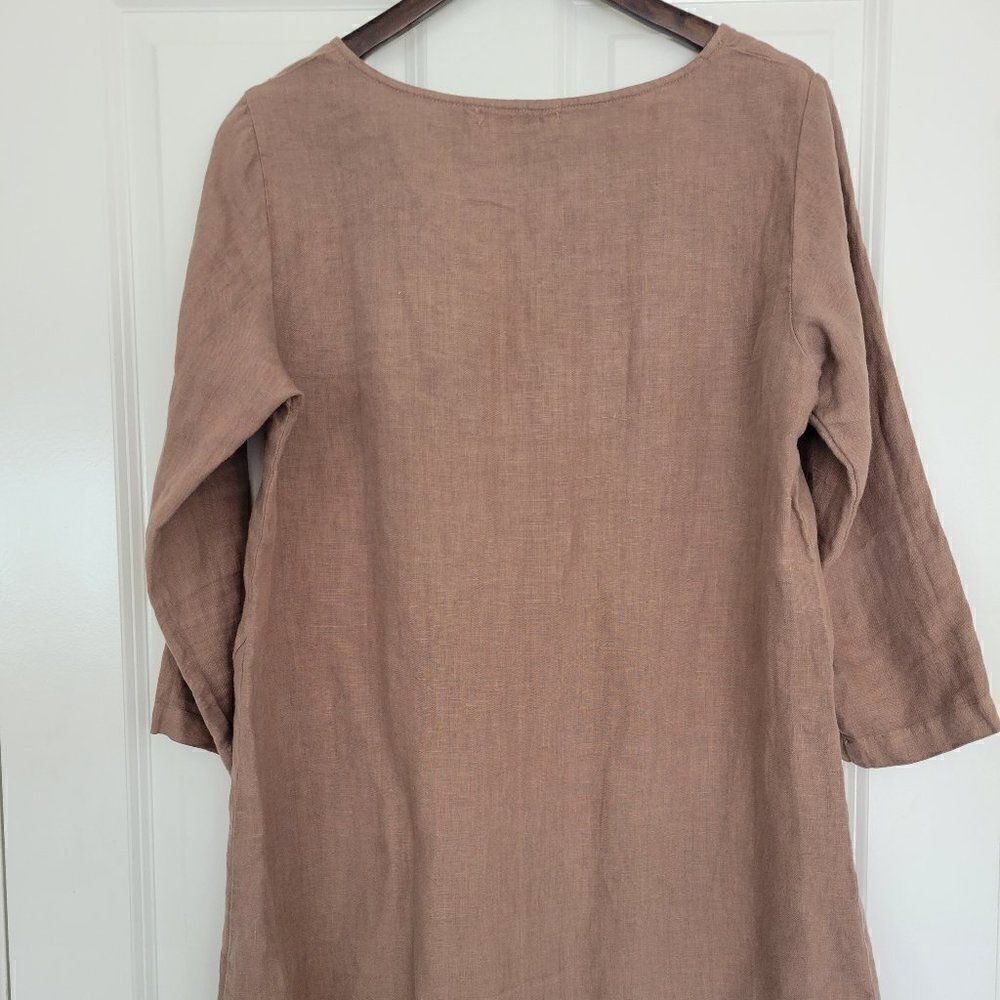 Cut Loose Tunic 100% linen size M‎ - Picture 3 of 7